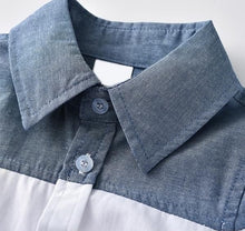 Load image into Gallery viewer, Boy Blue Color Block T-shirt