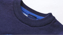 Load image into Gallery viewer, Boy Blue Giant Shark Sweater
