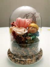 Load image into Gallery viewer, Unique Little Prince with Pink Preserved Flowers
