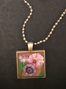 Stylish Pressed Flower Necklace