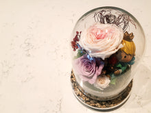 Load image into Gallery viewer, Unique Little Prince with Pink Preserved Flowers