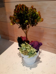 Unique Bear Couple under Preserved Foliage
