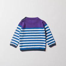 Load image into Gallery viewer, Boy Blue Striped Sweater