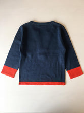 Load image into Gallery viewer, Boy Stylish Blue V-neck T-shirt