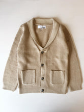 Load image into Gallery viewer, Boy Dark Blue / Sand Knit Cardigan