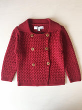 Load image into Gallery viewer, Girl Rose / Dark Blue Cardigan
