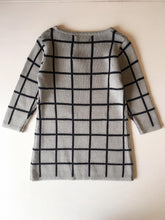 Load image into Gallery viewer, Girl Gray Grid Dress